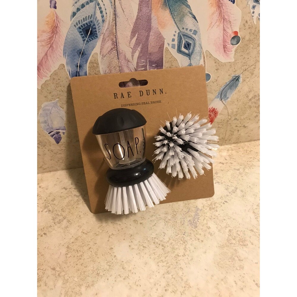 Rae Dunn Black Dispensing Seal Brush